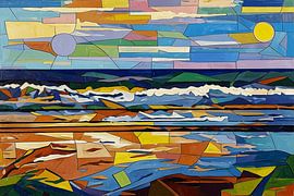 The Sun and Moon on the Horizon: A Geometric Tidal Shift by Dirk van der Ven