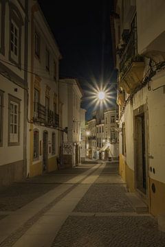 La nuit dans les ruelles d'Evora sur Detlef Hansmann Photography