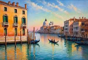 Venedig Grand Canal Sonnenuntergang