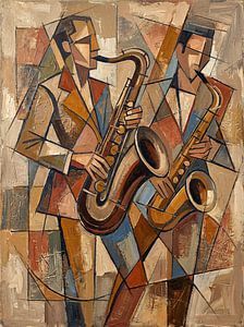 Cubist Jazz Duet