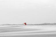 De Rode Surfplank - Strand Midsland aan Zee, Terschelling van Surfen - Alex Hamstra Photography thumbnail