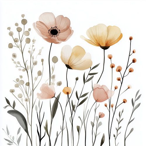 Frühlingsblumen von Richards Fine Art