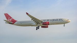 Passagierflugzeug vom Typ Airbus A330-300 der Virgin Atlantic.