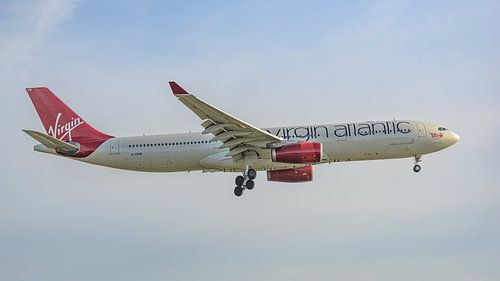 Virgin Atlantic Airbus A330-300 passagiersvliegtuig.