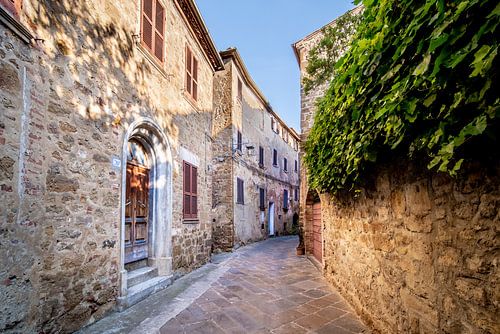 Castelmuzio, traditioneel  toscaans dorpje 3