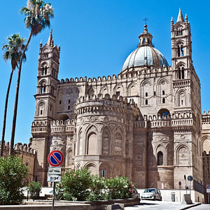 Kathedrale von Palermo im historischen Altstadtkern