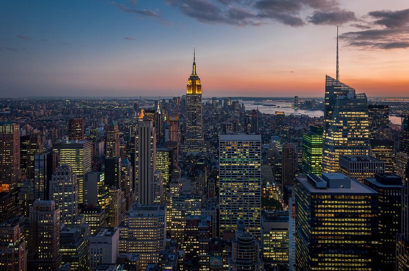 New York  ... vom Rockefeller Center by Kurt Krause