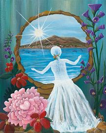 Samothraki (Grieks eiland) van Art Studio Marjo Vliek