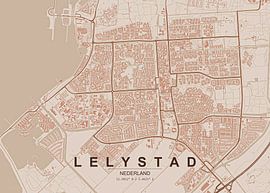 Map of Lelystad by Stef van Campen