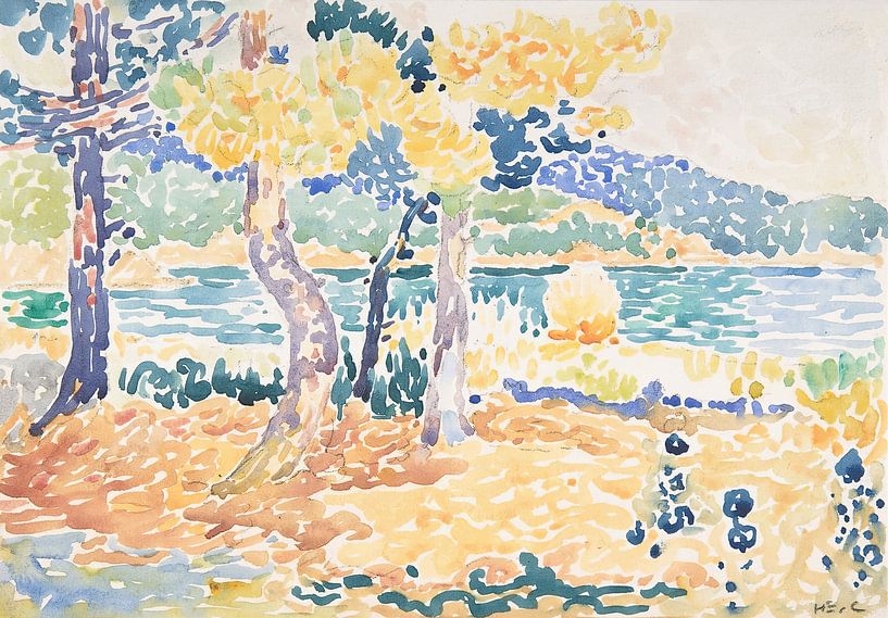 Henri-Edmond Cross - Pines on the coast by Peter Balan