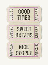 Kinoticket - Good Times von Malou Studio