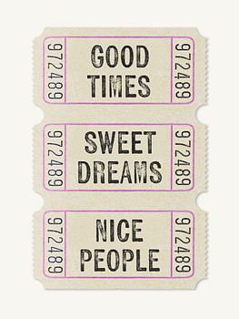 Cinema ticket - Good Times