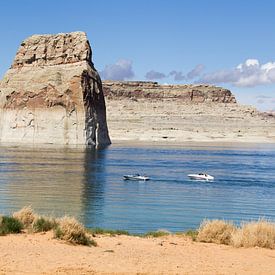 Lone Rock in Lake Powell, Utah  sur Henk Alblas