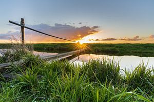 Alphen aan den Rijn - Polderzicht - Sonnenuntergang