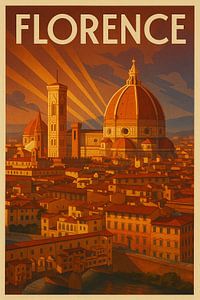 Florenz Italien Duomo Sonnenuntergang