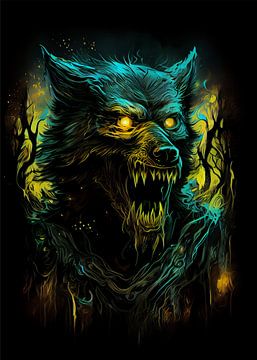 Wolf Monster van WpapArtist WPAP Artist