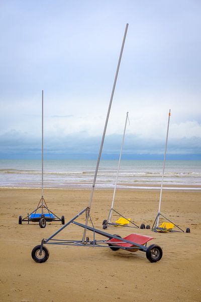 Landsegler am Strand von Johan Vanbockryck