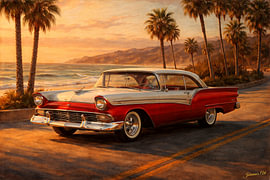 Eine Fahrt durch die Geschichte – Ford Fairlane 500 – 1957 von Johannas Art Creations