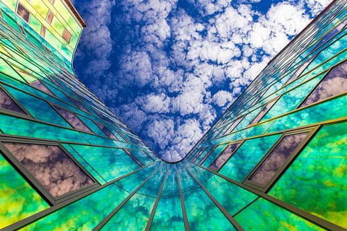 Kleurrijke architectuur Arc en Ciel in Deventer