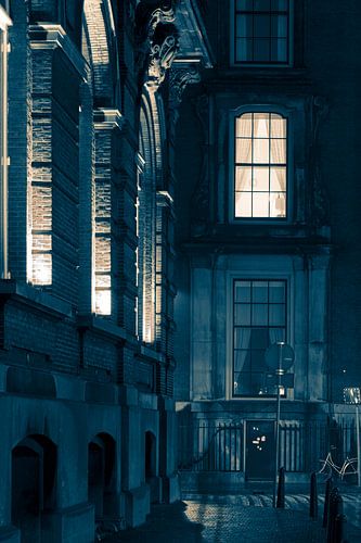 Den Haag bij maanlicht