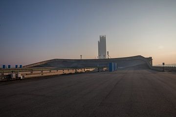 Roof of Lingotto car factory Fiat in Turin by Joost Adriaanse