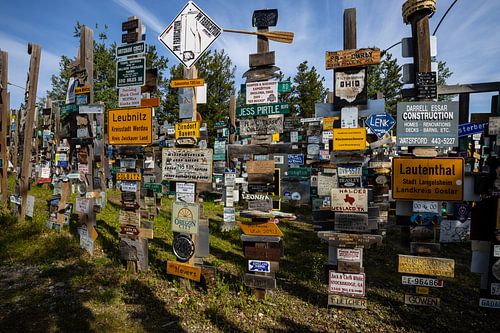 Het Wegwijzerbos in Canada