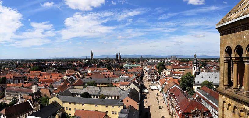 Panorama von Speyer, Rheinland-Pfalz von Udo Herrmann