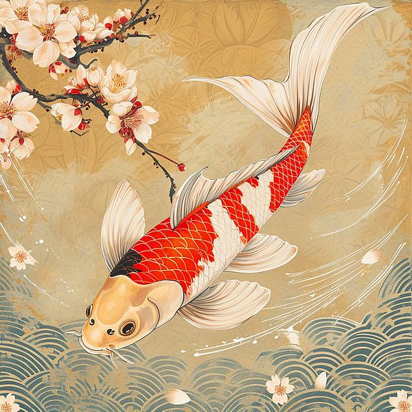 Japanese Koi van Liv ter Riet