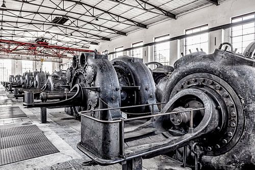 rij industriële cilinders