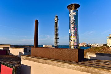 Leuchtturm in der Bucht von Caleta in Cádiz