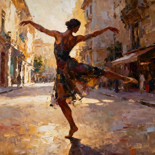 Grace in the Streets by Johannas Art Creations