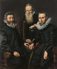 Group portrait of an unknown college, Thomas de Keyser,