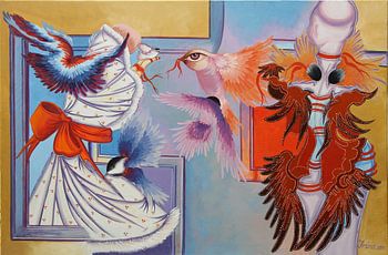 Rood lint en Chickadees