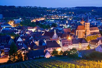 Esslingen am Neckar am Abend