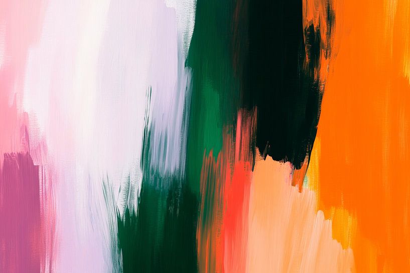 Abstrakte Farbmuster in sanften Tönen von Poster Art Shop