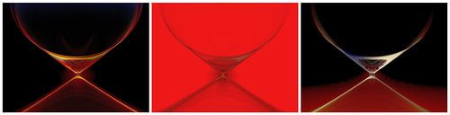 fractal zwart-rood trilogie