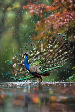 Peacock by Poster Art Shop