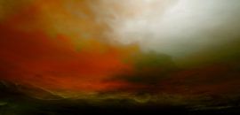 Sonnenuntergang in den Bergen 21 von Angel Estevez