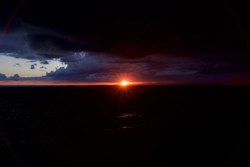 Sunset on the Mediterranean Sea by Willem Holle WHOriginal Fotografie