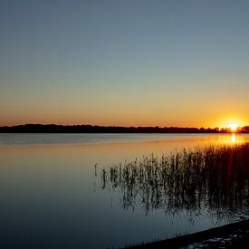 Zonsondergang van Koos Lanting