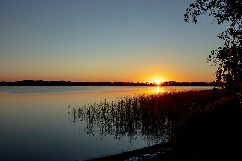 Zonsondergang van Koos Lanting