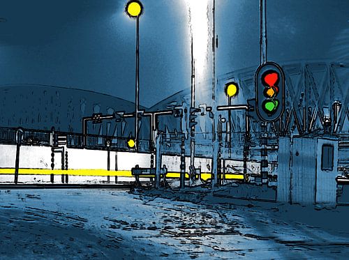 Rotterdam bei Nacht I