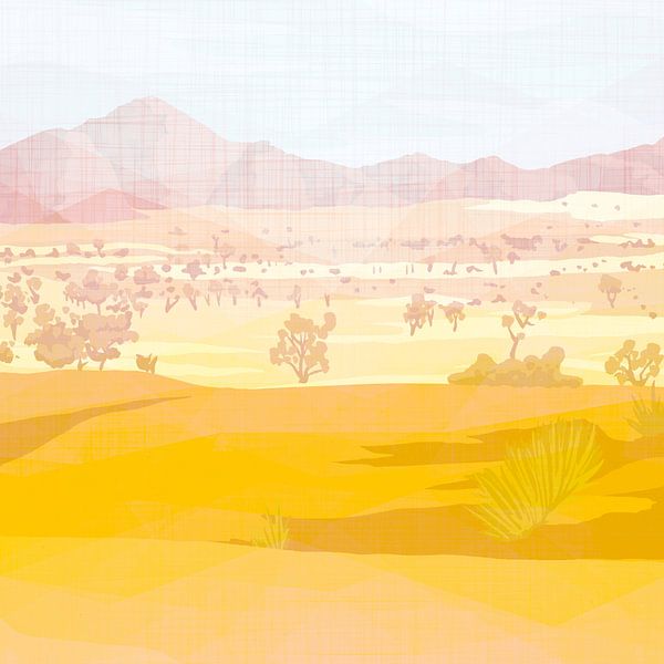 Sunrise over the desert by FRESH Fine Art