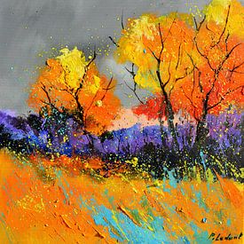 Kleurrijke herfst van pol ledent