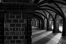 Oberbaumbrücke in B&W von Danny Verhalle