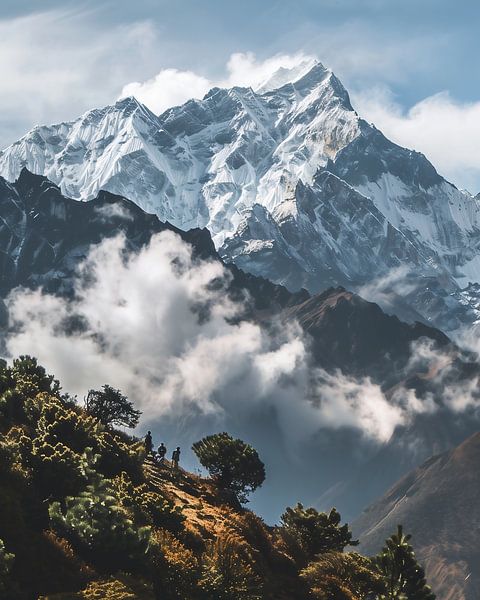 Majestätische Ruhe über den Alpen von fernlichtsicht