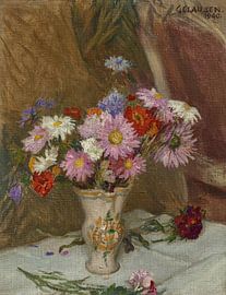 Michaelis-Gänseblümchen und Kornblumen, George Clausen
