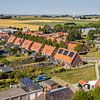 Sexbierum en omgeving vanaf de toren van de Sixtuskerk van Meindert van Dijk