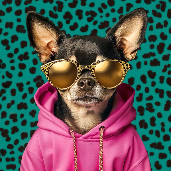 Chihuahua x Leopardenmuster von Lauri Creates