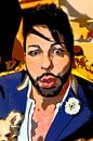 Harald Glööckler Portrait von Tom River Art Miniaturansicht